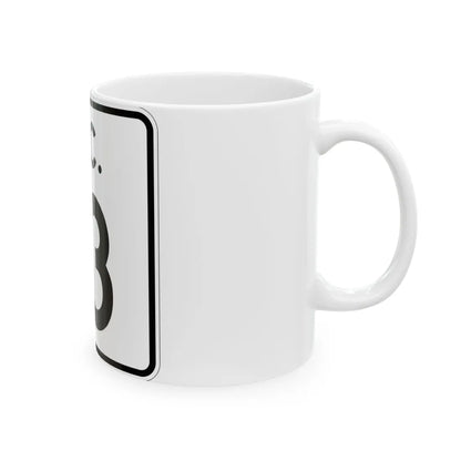 SC-13 (South Carolina) (Road Sign) White Coffee Mug - Go Mug Yourself