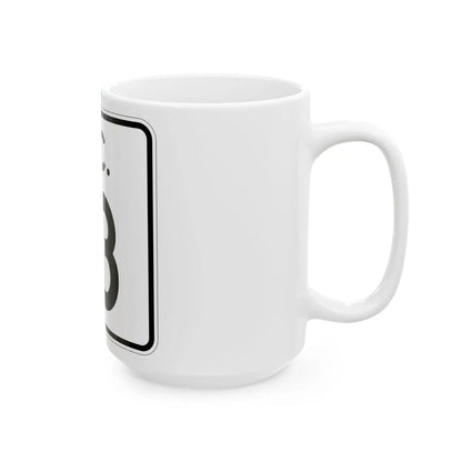 SC-13 (South Carolina) (Road Sign) White Coffee Mug - Go Mug Yourself