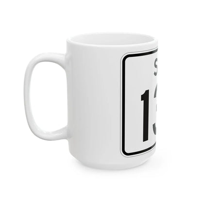 SC-130 (South Carolina) (Road Sign) White Coffee Mug - Go Mug Yourself