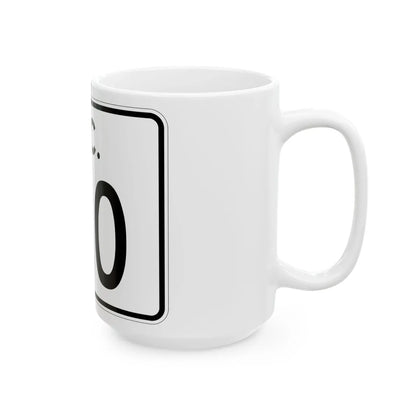 SC-130 (South Carolina) (Road Sign) White Coffee Mug - Go Mug Yourself