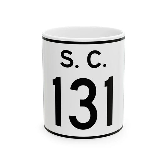 SC-131 (South Carolina) (Road Sign) White Coffee Mug 11oz - Go Mug Yourself