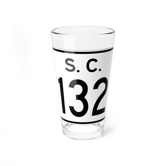 SC-132 (South Carolina) (Road Sign) Pint Glass 16oz 16oz - Go Mug Yourself