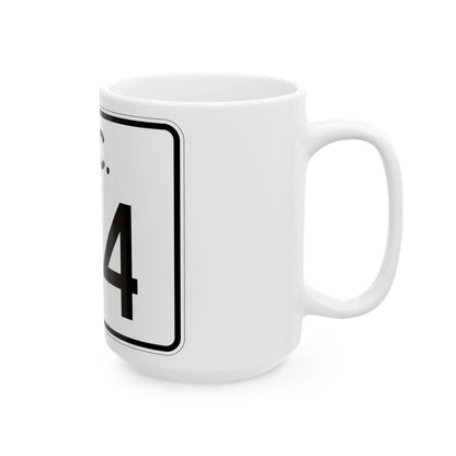 SC-134 (South Carolina) (Road Sign) White Coffee Mug - Go Mug Yourself