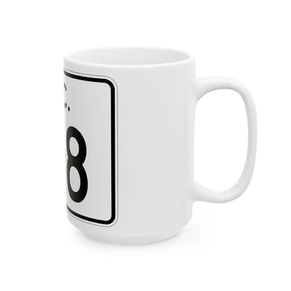 SC-138 (South Carolina) (Road Sign) White Coffee Mug - Go Mug Yourself