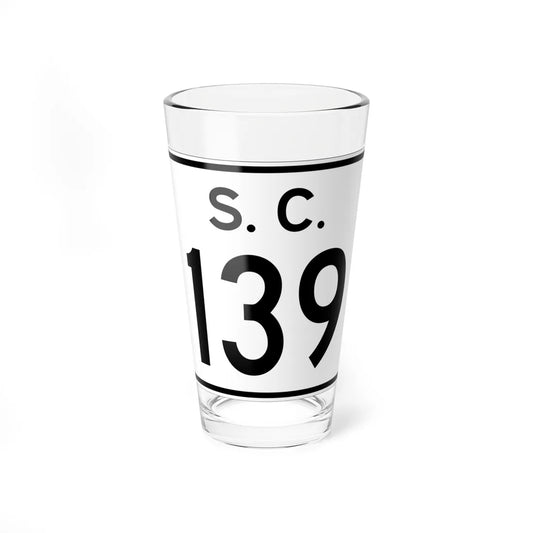 SC-139 (South Carolina) (Road Sign) Pint Glss 16oz 16oz - Go Mug Yourself