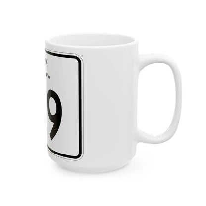 SC-139 (South Carolina) (Road Sign) White Coffee Mug - Go Mug Yourself