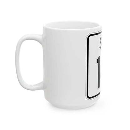 SC-14 (South Carolina) (Road Sign) White Coffee Mug - Go Mug Yourself