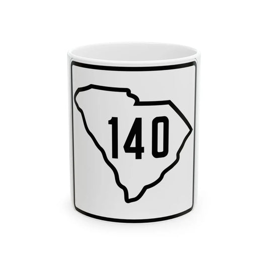 SC-140 1926 (South Carolina) (Road Sign) White Coffee Mug 11oz - Go Mug Yourself