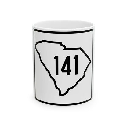 SC-141 1926 (South Carolina) (Road Sign) White Coffee Mug 11oz - Go Mug Yourself