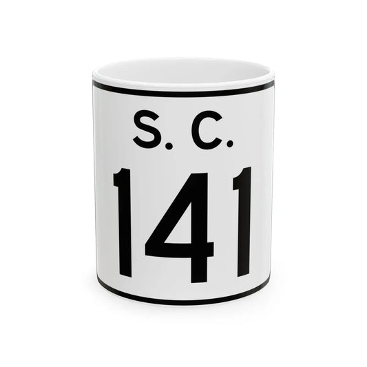 SC-141 (South Carolina) (Road Sign) White Coffee Mug 11oz - Go Mug Yourself