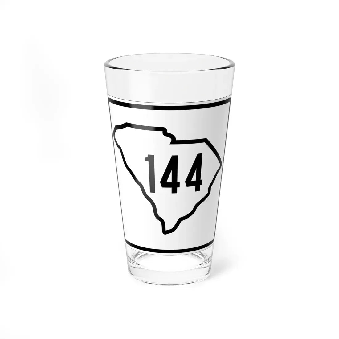 SC-144 1926 (South Carolina) (Road Sign) Pint Glass 16oz 16oz - Go Mug Yourself