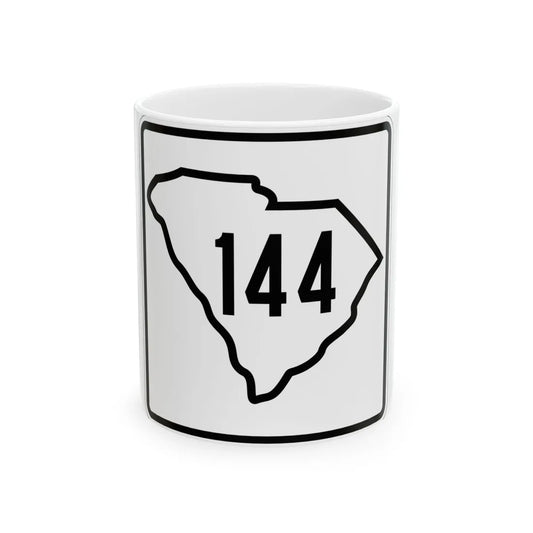 SC-144 1926 (South Carolina) (Road Sign) White Coffee Mug 11oz - Go Mug Yourself