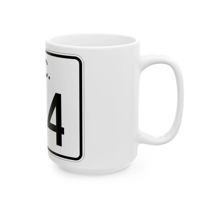 SC-144 (South Carolina) (Road Sign) White Coffee Mug - Go Mug Yourself