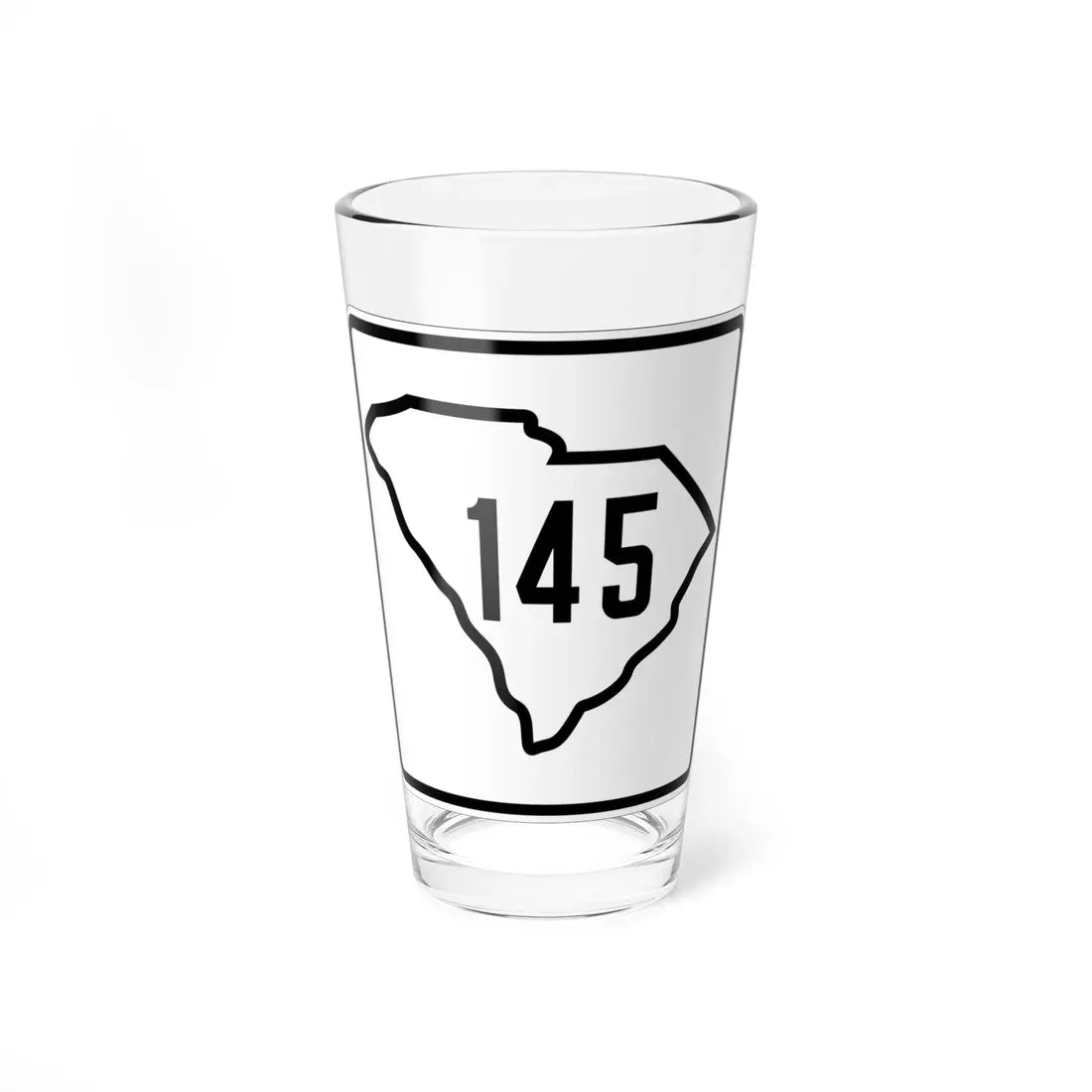 SC-145 1926 (South Carolina) (Road Sign) Pint Glass 16oz 16oz - Go Mug Yourself