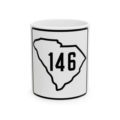 SC-146 1926 (South Carolina) (Road Sign) White Coffee Mug 11oz - Go Mug Yourself