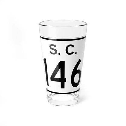 SC-146 (South Carolina) (Road Sign) Pint Glass 16oz 16oz - Go Mug Yourself
