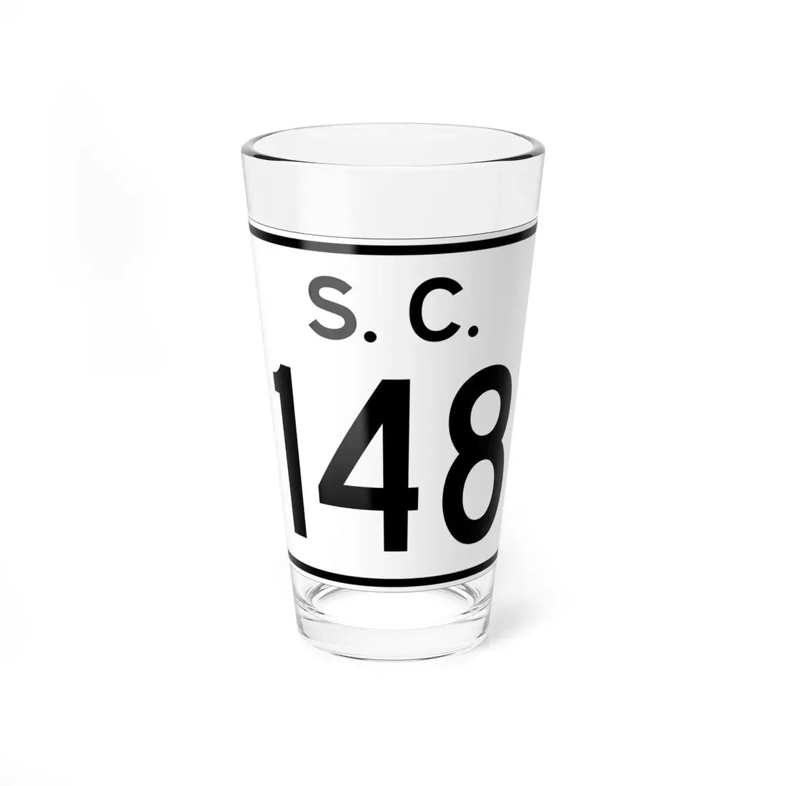 SC-148 (South Carolina) (Road Sign) Pint Glass 16oz 16oz - Go Mug Yourself