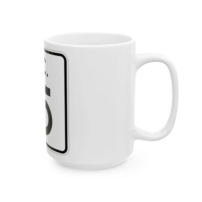 SC-15 (South Carolina) (Road Sign) White Coffee Mug - Go Mug Yourself