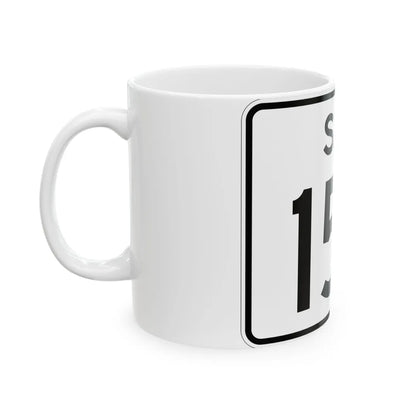 SC-154 (South Carolina) (Road Sign) White Coffee Mug - Go Mug Yourself