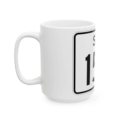SC-154 (South Carolina) (Road Sign) White Coffee Mug - Go Mug Yourself