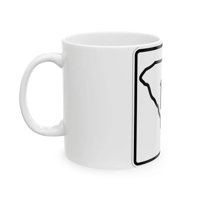 SC-155 1926 (South Carolina) (Road Sign) White Coffee Mug - Go Mug Yourself