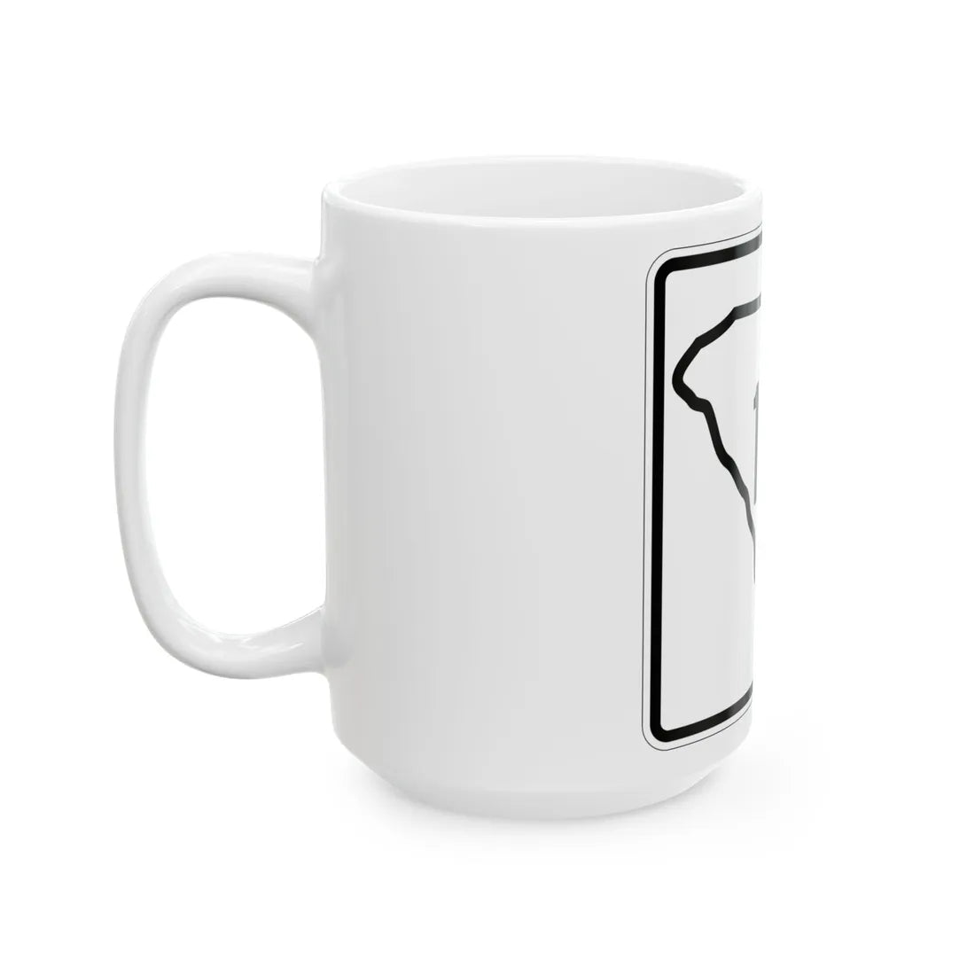 SC-155 1926 (South Carolina) (Road Sign) White Coffee Mug - Go Mug Yourself