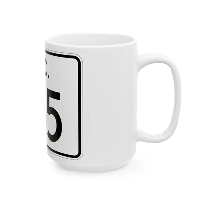 SC-155 (South Carolina) (Road Sign) White Coffee Mug - Go Mug Yourself