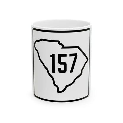 SC-157 1926 (South Carolina) (Road Sign) White Coffee Mug 11oz - Go Mug Yourself