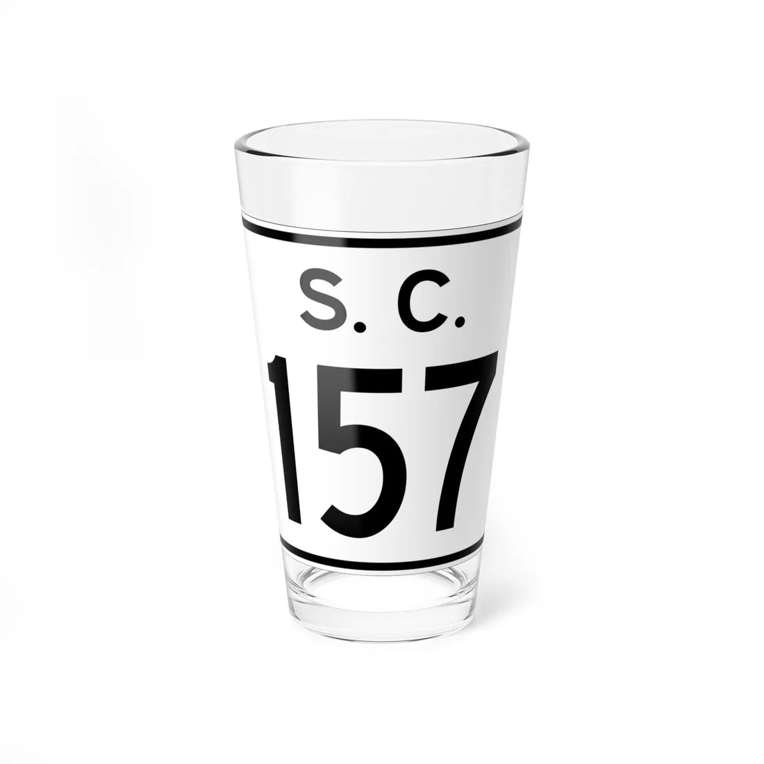 SC-157 (South Carolina) (Road Sign) Pint Glss 16oz 16oz - Go Mug Yourself
