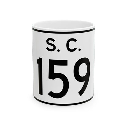 SC-159 (South Carolina) (Road Sign) White Coffee Mug 11oz - Go Mug Yourself