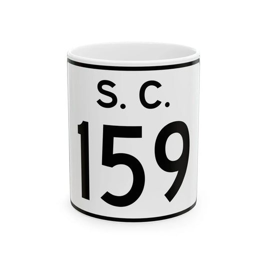 SC-159 (South Carolina) (Road Sign) White Coffee Mug 11oz - Go Mug Yourself