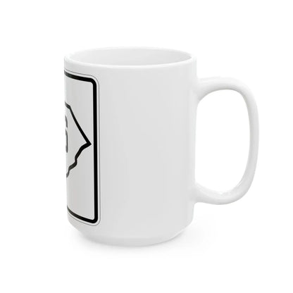 SC-16 1926 (South Carolina) (Road Sign) White Coffee Mug - Go Mug Yourself