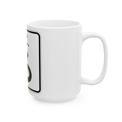 SC-16 (South Carolina) (Road Sign) White Coffee Mug - Go Mug Yourself