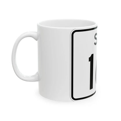 SC-161 (South Carolina) (Road Sign) White Coffee Mug - Go Mug Yourself