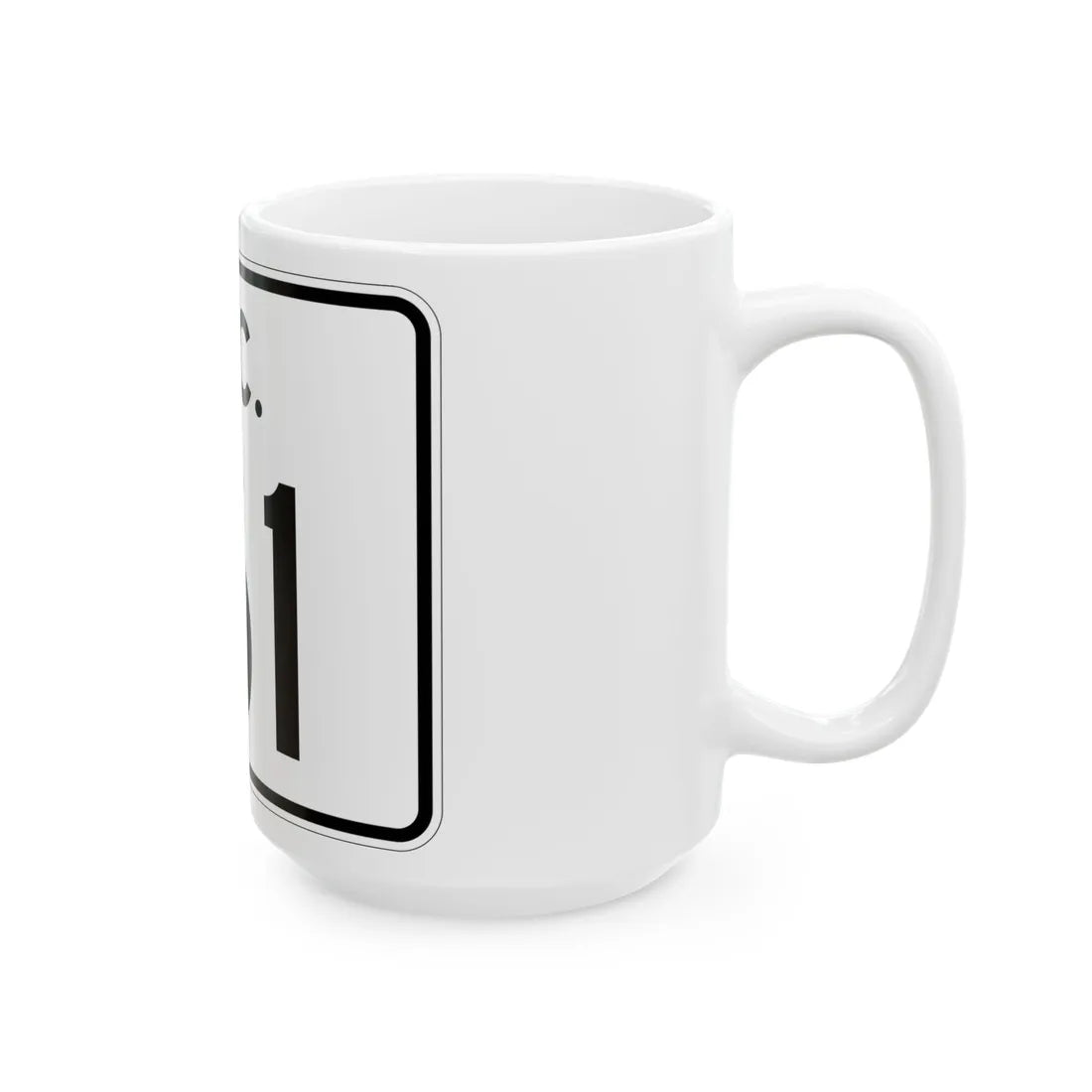 SC-161 (South Carolina) (Road Sign) White Coffee Mug - Go Mug Yourself