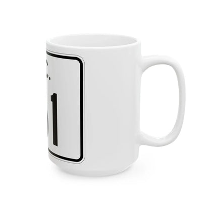 SC-161 (South Carolina) (Road Sign) White Coffee Mug - Go Mug Yourself