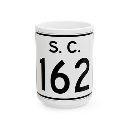 SC-162 (South Carolina) (Road Sign) White Coffee Mug 15oz - Go Mug Yourself