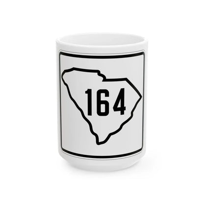 SC-164 1926 (South Carolina) (Road Sign) White Coffee Mug 15oz - Go Mug Yourself