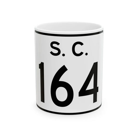 SC-164 (South Carolina) (Road Sign) White Coffee Mug 11oz - Go Mug Yourself