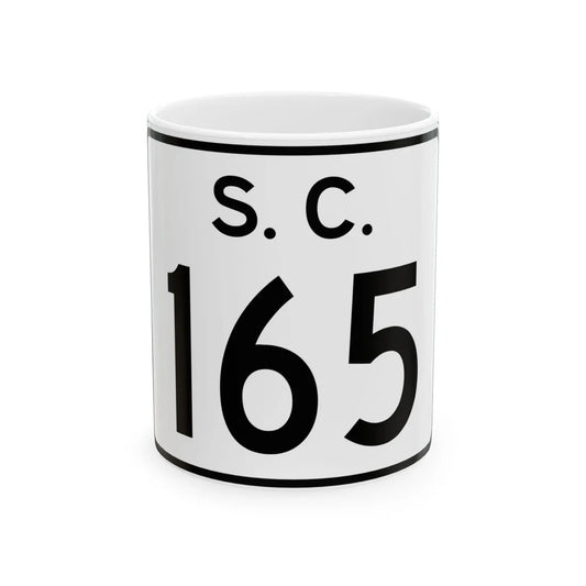 SC-165 (South Carolina) (Road Sign) White Coffee Mug 11oz - Go Mug Yourself