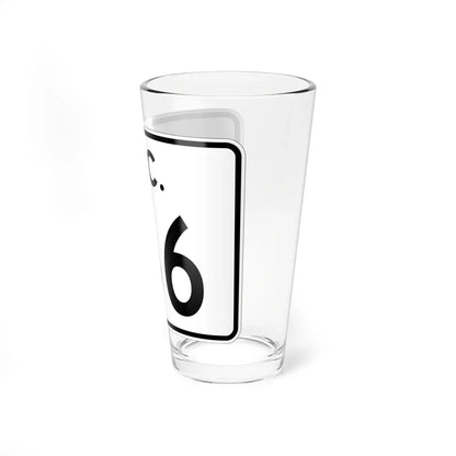 SC-166 (South Carolina) (Road Sign) Pint Glass 16oz - Go Mug Yourself