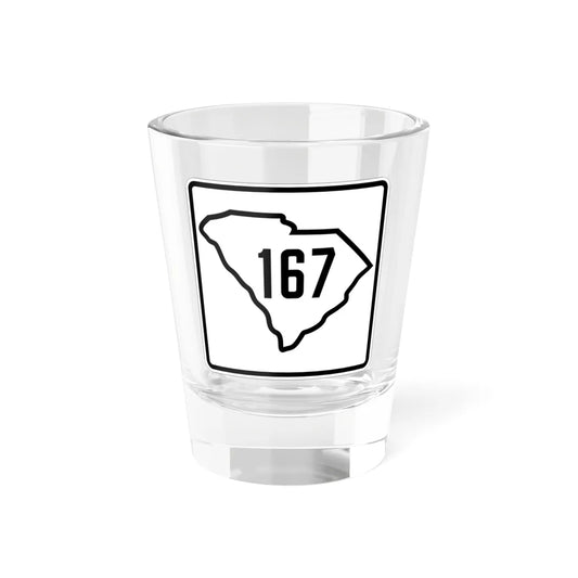 SC-167 1926 (South Carolina) (Road Sign) Shot Glass 1.5oz 1.5oz - Go Mug Yourself