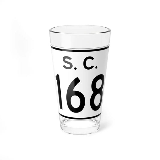 SC-168 (South Carolina) (Road Sign) Pint Glass 16oz 16oz - Go Mug Yourself