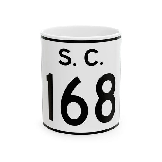 SC-168 (South Carolina) (Road Sign) White Coffee Mug 11oz - Go Mug Yourself