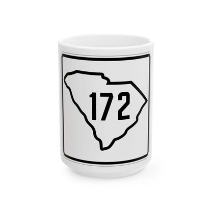 SC-172 1926 (South Carolina) (Road Sign) White Coffee Mug 15oz - Go Mug Yourself