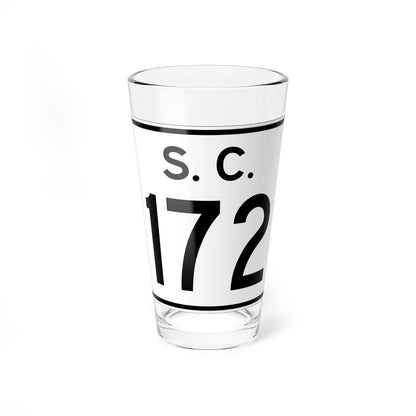 SC-172 (South Carolina) (Road Sign) Pint Glass 16oz 16oz - Go Mug Yourself