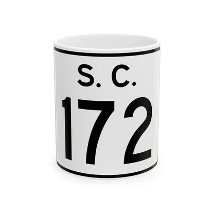 SC-172 (South Carolina) (Road Sign) White Coffee Mug 11oz - Go Mug Yourself