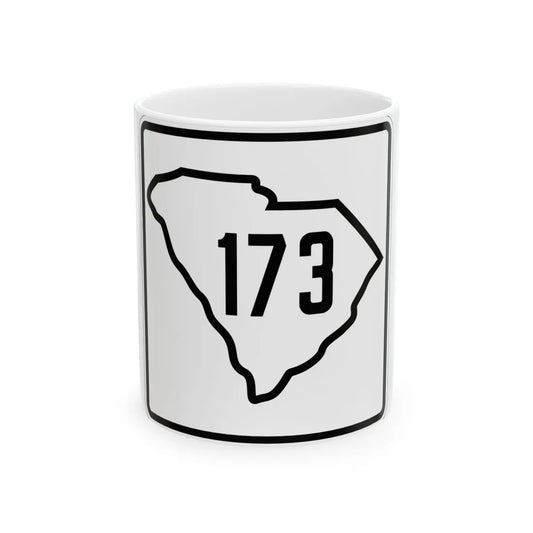 SC-173 1926 (South Carolina) (Road Sign) White Coffee Mug 11oz - Go Mug Yourself