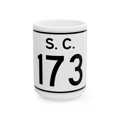 SC-173 (South Carolina) (Road Sign) White Coffee Mug 15oz - Go Mug Yourself