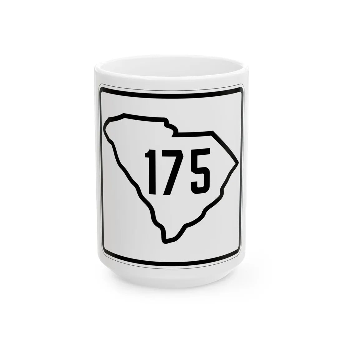SC-175 1926 (South Carolina) (Road Sign) White Coffee Mug 15oz - Go Mug Yourself